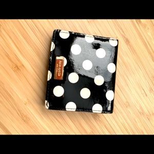 KATE SPADE polka dot mini wallet!